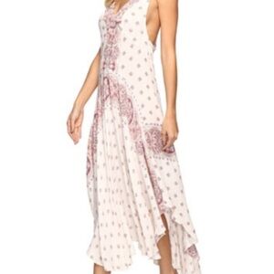 Free People Asymmetrical Maxi Dress